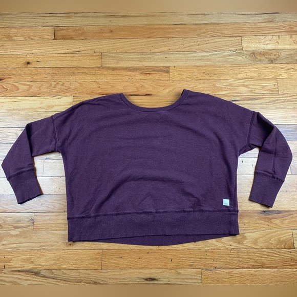 Vuori Womens daydream crew neck sweater Plum Purple Size Small - Picture 3 of 10